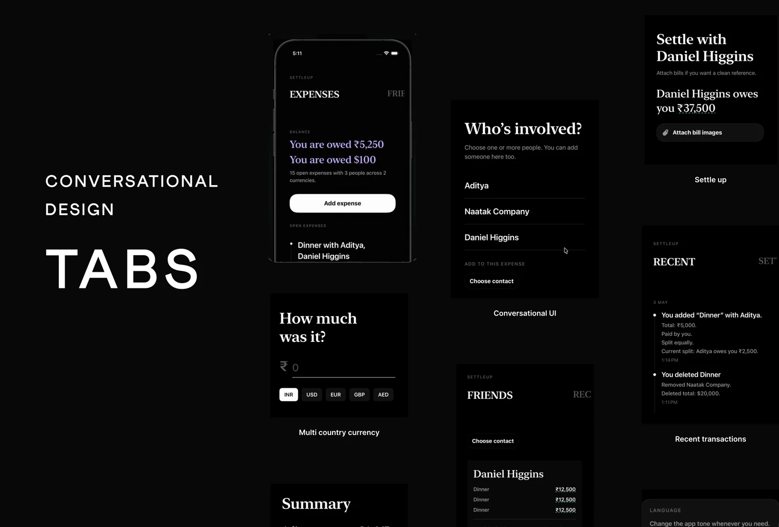 Conversational design project preview