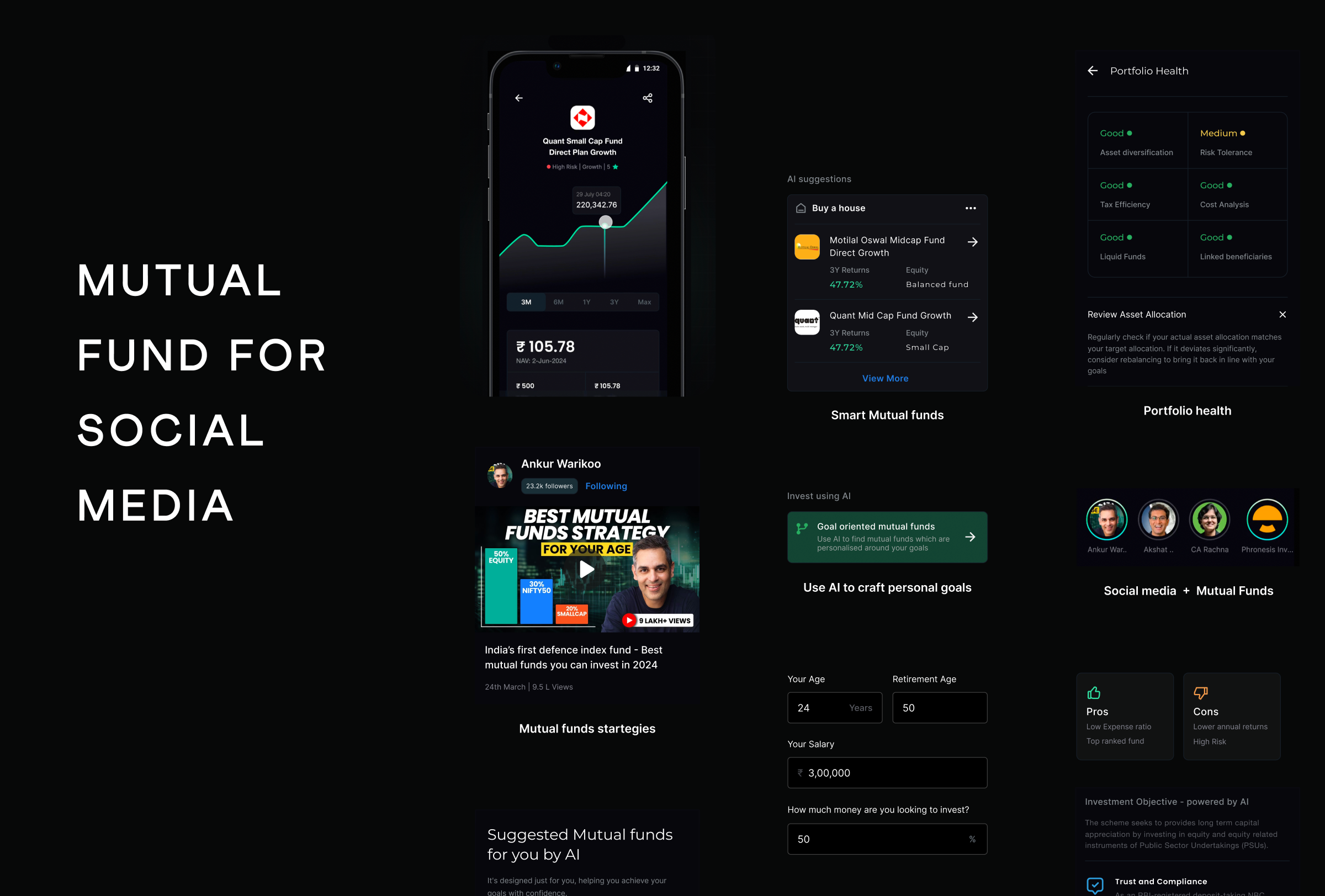 Mutual fund for social media project preview