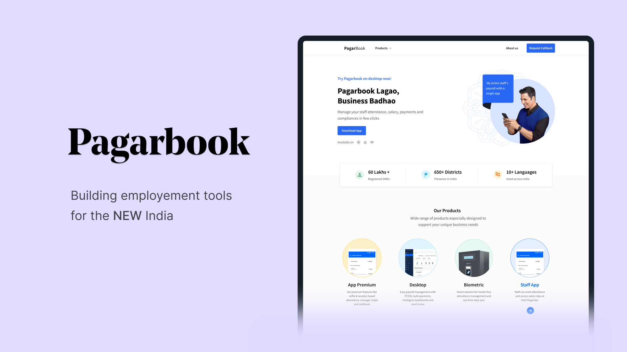 Pagarbook project preview