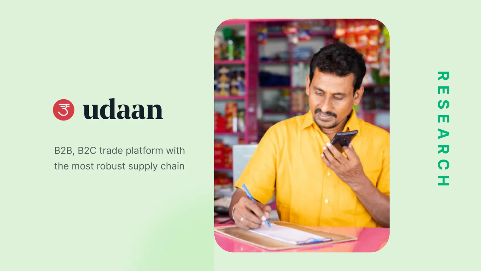 udaan research preview