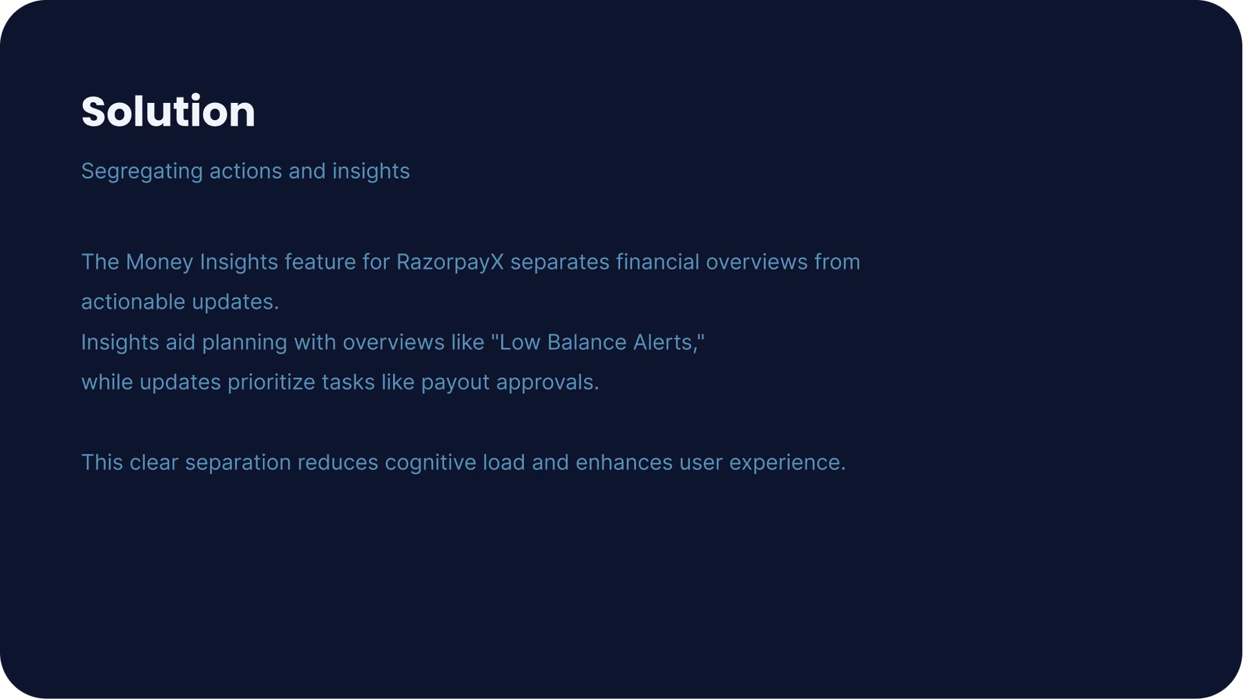 RazorpayX mobile app outcome update