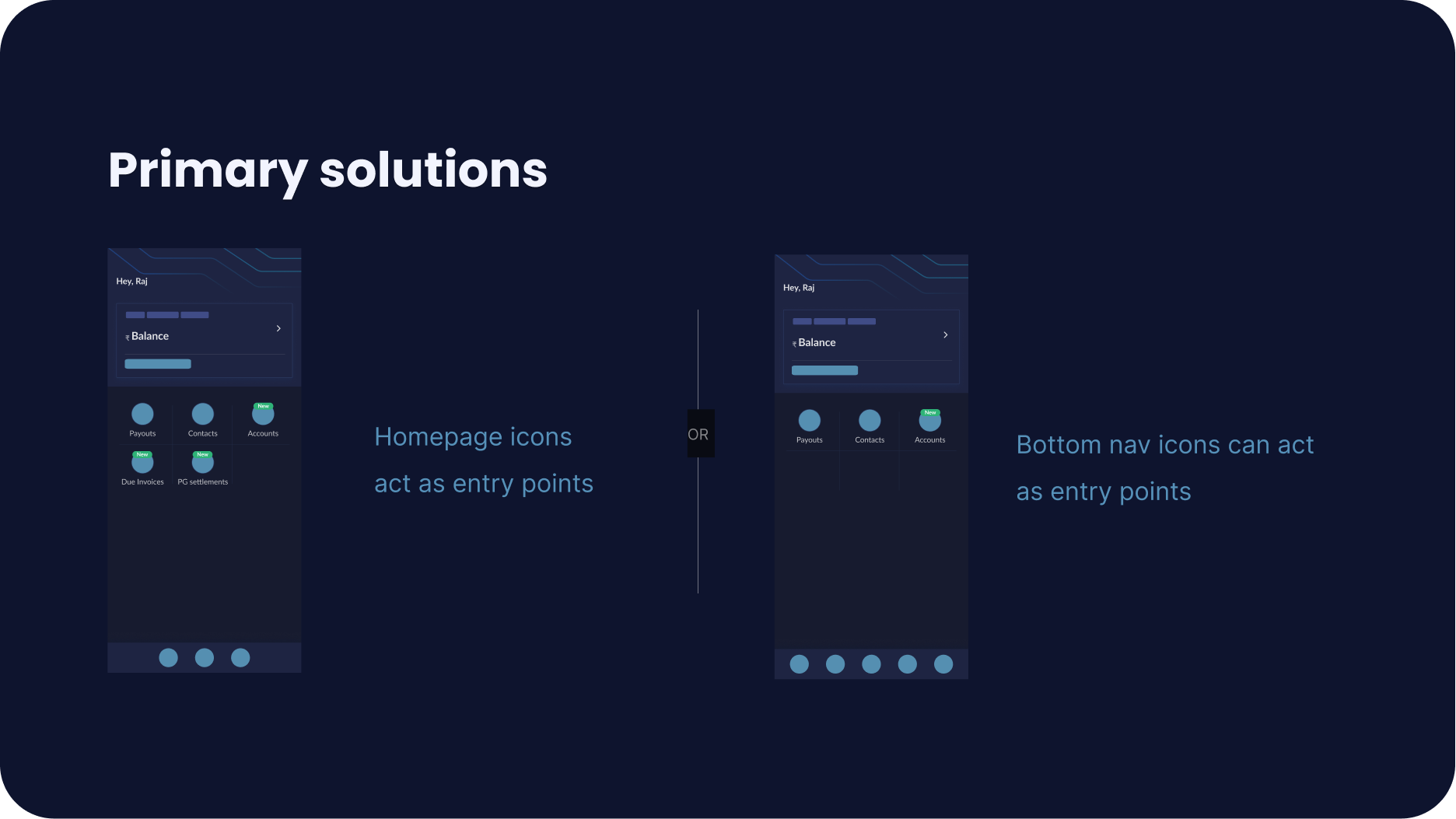 RazorpayX primary solutions